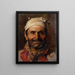 Portrait Painting - Gustavo Pisani — framed artwork on a wall