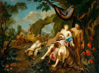 Bacchus and Ariadne - Gustavus Hesselius — artwork view