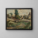 A village stream - Gustav Mahler — framed artwork on a wall
