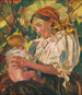 A village mother with a child - Gustav Mahler — artwork view