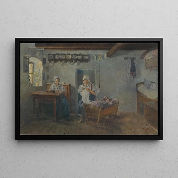 Above the Cradle - Gustav Mahler — framed artwork on a wall