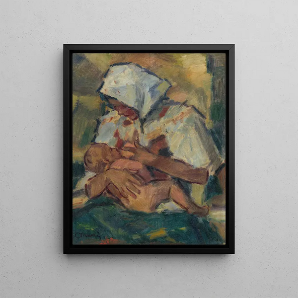 Allaitement maternel - Gustav Mahler — framed artwork on a wall