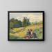 Children in a meadow - Gustav Mahler — framed artwork on a wall