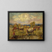 Cows Grazing - Gustav Mahler — framed artwork on a wall