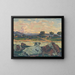 Cows on a Bank - Gustav Mahler — framed artwork on a wall