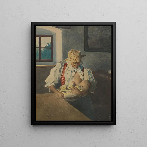 Mother the Milkmaid - Gustav Mahler — framed artwork on a wall