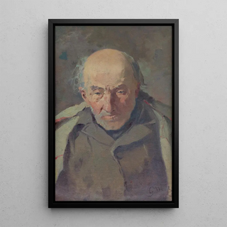 Gustv Mall - Head Study of a Church Beggar.webp