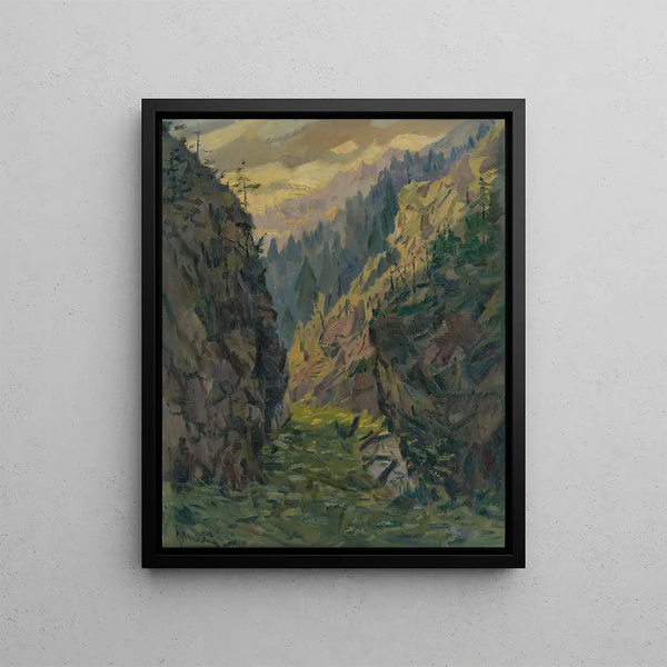 Vallée de Jurov - Gustav Mahler — framed artwork on a wall