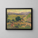 Landscape with Sheep - Gustav Mahler — framed artwork on a wall
