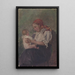 Mother with child - Gustav Mahler — framed artwork on a wall