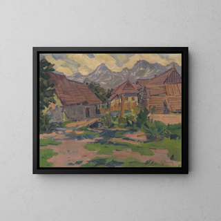 Partie de Menguoviec - Gustav Mahler — framed artwork on a wall
