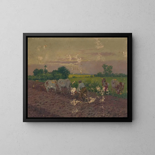 Labourage Painting - Gustav Mahler — framed artwork on a wall