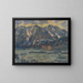 Lake of Popradské Pleso - Gustav Mahler — framed artwork on a wall