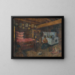 Preparation for Lunch - Gustav Mahler — framed artwork on a wall