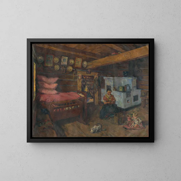 Preparation for Lunch - Gustav Mahler — framed artwork on a wall