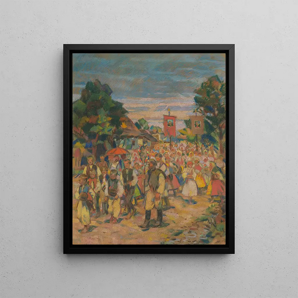 Procession - Gustav Mahler — framed artwork on a wall