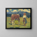 Repos sous les arbres - Gustav Mahler — framed artwork on a wall