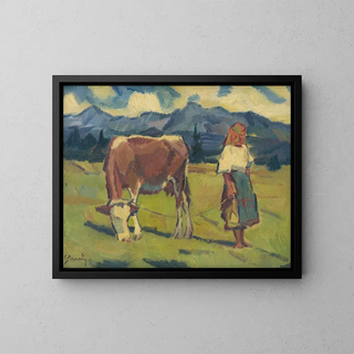 Repos sous les arbres - Gustav Mahler — framed artwork on a wall