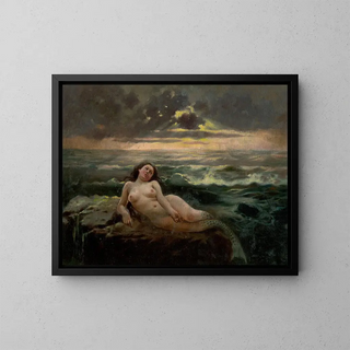 Waves of the Sea - Gustav Mahler — framed artwork on a wall
