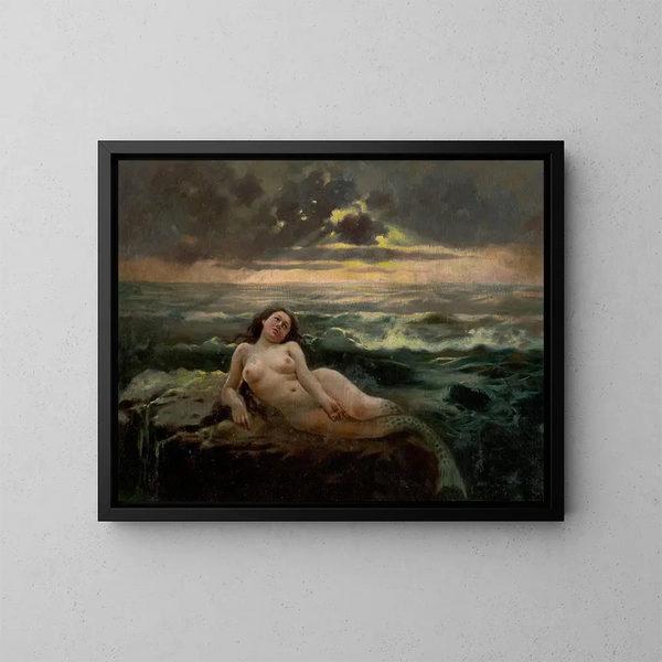 Waves of the Sea - Gustav Mahler — framed artwork on a wall