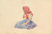 Young girl sitting - Gustav Mahler — artwork view