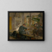 Shipbuilders Painting - Gustav Mahler — framed artwork on a wall