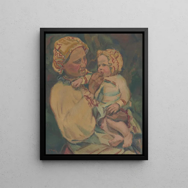 Madonna of Śląska - Gustav Mahler — framed artwork on a wall