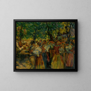 Fête slovaque - Gustav Mahler — framed artwork on a wall