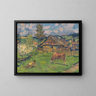 Spring in the Diary - Gustav Mahler — framed artwork on a wall