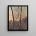 Sunset and Pezinok - Gustav Mahler — framed artwork on a wall