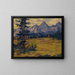 Landscape of the Tatras - Gustav Mahler — framed artwork on a wall