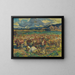 The Livestock Market at Hepa - Gustav Mahler — framed artwork on a wall