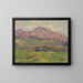 The Sub-Tatran Village of Menguovce - Gustav Mahler — framed artwork on a wall