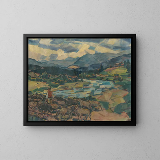 Au pré - Gustav Mahler — framed artwork on a wall