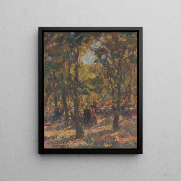 Under the Trees - Gustav Mahler — framed artwork on a wall