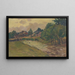 Vue de Vaec depuis le ruisseau de Vaec - Gustav Mahler — framed artwork on a wall