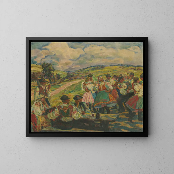 Danse de village - Gustav Mahler — framed artwork on a wall