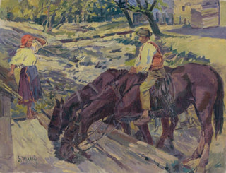 Horse watering - Gustav Mahler — artwork view