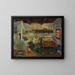 Bedroom of Diar - Gustav Mahler — framed artwork on a wall