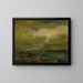 Landscape under the Storm - Gusztáv Magyar Mannheimer — framed artwork on a wall