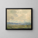 Summer Landscape Painting - Gusztáv Magyar Mannheimer — framed artwork on a wall