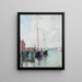 Quais d'East Gloucester - Guy Carleton Wiggins — framed artwork on a wall