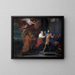 The Plague in the Time of David - Guy Louis Vernansal l'Ancien — framed artwork on a wall