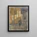 Rue de Meudon la nuit - Gwen John — framed artwork on a wall
