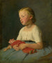 Little girl with a doll - Gyula Benczúr — artwork view