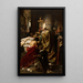 The Baptism of Vajk - Gyula Benczúr — framed artwork on a wall