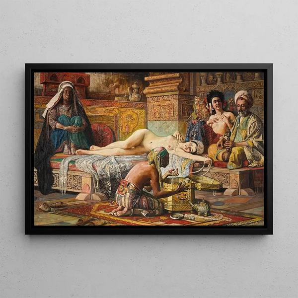 The Favorite - Gyula Tornai — framed artwork on a wall