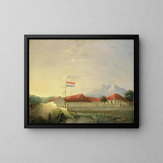 A Jawa Factory - H. Th. Hesselaar — framed artwork on a wall