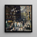 Habitants des falaises - George Wesley Bellows — framed artwork on a wall