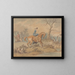 I am not well-versed in vaccination questions, but I think it looks like Charley's calves. - Hablot Knight Browne — framed artwork on a wall